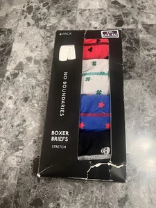 No Boundaries ~ 4 Paar Herren Boxershorts Unterwäsche Baumwollmischung ~ 2XL (44-46) - Bild 1 von 2