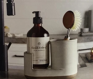 Herd und Hand Magnolie Küche Spüle Steinzeug Caddy Landhaus Neu - Bild 1 von 5