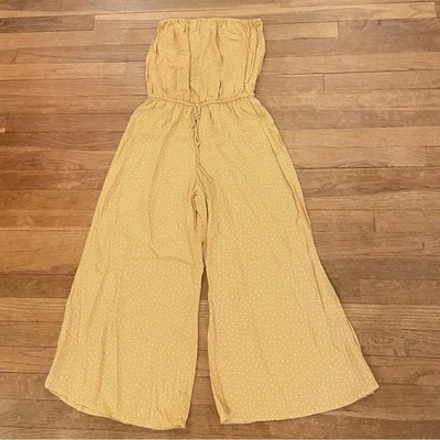 Mameluco Jersey Blue Life Dorado y Blanco Sin Tirantes Talla Pequeña S b10 Foto 1 de 4