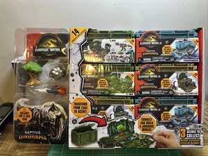 Jurassic World Park Rebirth Captivz Dinorama 12 To Open - Complete Plus Display! - Picture 1 of 4