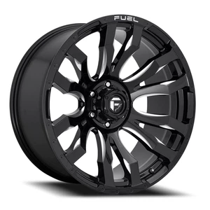 Fuel Blitz D673 20x9 +1 6x139.7mm 106.1mm Gloss Black Milled - Foto 1 di 3