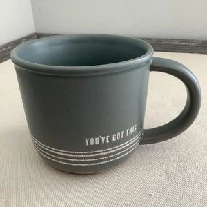 Taza de gres Hearth & Hand Magnolia 'You've Got This' taza de café gris regalo - Imagen 1 de 9