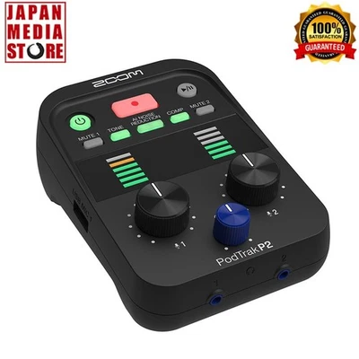 Zoom PodTrak P2 Portable Podcast Recorder for USB microphones Brand NEW - Image 1 of 4