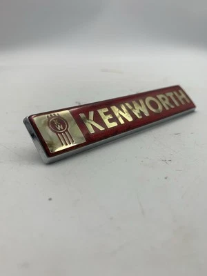KENWORTH Glovebox Emblem Nameplate With Pins - Image 1 of 4