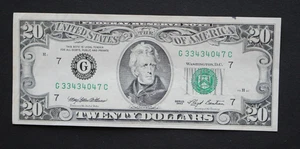 1993 $20 Federal Reserve Note/Chicago/F-2080G/light circulation/cool SN - Picture 1 of 8