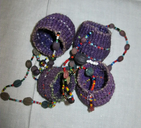 MINIATURE AFRICAN BASKETS LOT Cover