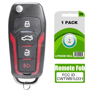For 2005 2006 2007 2008 2009 Ford Mustang Keyless Entry Remote Fob Flip Car Key - Picture 1 of 11