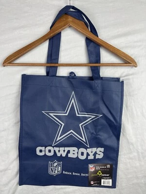 Dallas Cowboys Reusable Bag Forever Shopping Reduce Reuse Recycle Groceries NFL - Image 1 of 4
