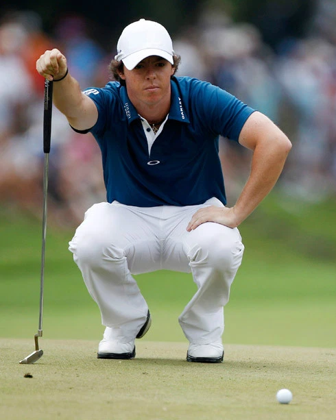 Звездный гольфист ROY MCILROY на зеленый глянцевый 8 x 10 фото печати плакат - Изображение 1 из 1