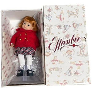 Effanbee Purely Patsyette Doll Red Coat Plaid Skirt Rooted Redhead Original Box - Picture 1 of 6