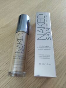 NAKED SKIN WEIGHTLESS ULTRA DEFINITION LIQUID MAKEUP 30ml- SHADE 4.0 - Free Post