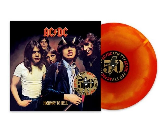 AC/DC - HIGHWAY TO HELL - 50° ANNIVERSARY - VINILE COLORATO  - Immagine 1 di 1