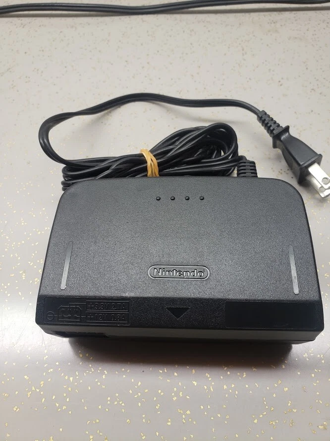 ✅ Official Nintendo 64 N64 AC Adaptor Power Cord Video Game Console Cable OEM ✅ - Image 1 of 2