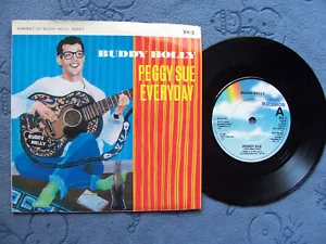 Buddy Holly...Peggy Sue / Everyday...UK Import 45 W/PS Reissue Limited Ed 1984 - Picture 1 of 2