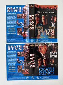 Death Ring [VHS] Big Box Ex-Rental Video Tape 1992 Action Drago Norris McQueen - Picture 1 of 6
