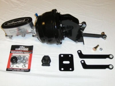 NUEVO refuerzo de freno negro de 7" Wilwood cilindro maestro + se adapta a carrocería MOPAR Dodge A B E Foto 1 de 4