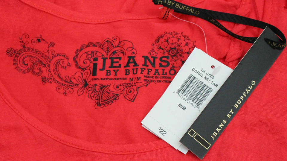 Jeans by Buffalo, Coral Nectar, 100% Rayon Tank, New with Tags - Image 1 of 1