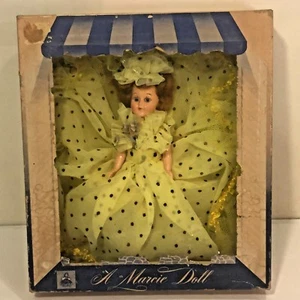 Vtg 1940's Marcie Doll "STARDUST"  w Sleep Eyes No. 829 8" New In Original Box - Picture 1 of 10