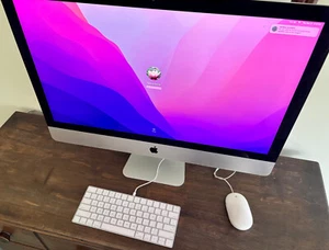 Apple iMac Desk Top Computr 27" Retina 5k Display 16GB Quad-Core Intel i5 1TB HD - Picture 1 of 4