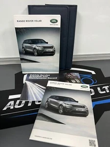 RANGE ROVER VELAR OWNERS PACK / HANDBOOK / MANUAL + WALLET. 2017~2020 (2018) - Picture 1 of 6