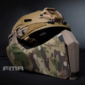 FMA Mandible Tactical Hunting Half Face Mask for Fast Helmet - Picture 1 of 16