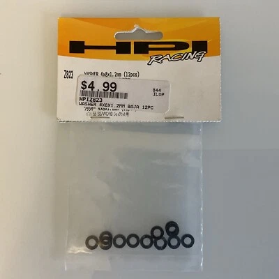 HPI Racing Washer 4x8x1.2mm (12pieces) Baja 5B SS/For VVC/HD Shock Z823 - Image 1 of 2