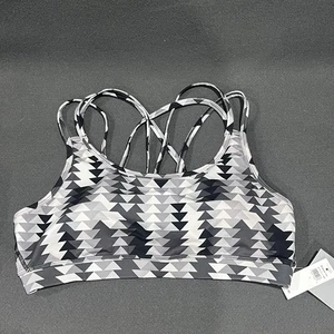 NUEVO Sujetador deportivo con tiras Gap Fit - Para mujer talla grande - Negro, blanco y gris Nuevo con etiquetas - Imagen 1 de 7