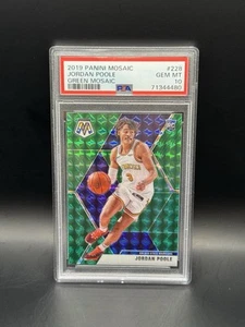 2019 Panini Prizm Jordan Poole Gwen Mosaic PSA 10 - Picture 1 of 2