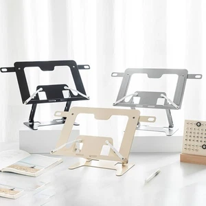 Support métal multi-angle métal hauteur levage libre support pour ordinateur portable - Photo 1/15