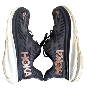 Hoka One One CLIFTON 9 WOMENS 9B PRE-OWNED 1127896 BRGL Running Shoes Sneakers - Picture 1 of 15