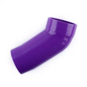 Intake Inlet Hose Upgrade for BMW N52 6cyl 3.0 2006-2012 Silicone 4-PLY Purple - Picture 1 of 11