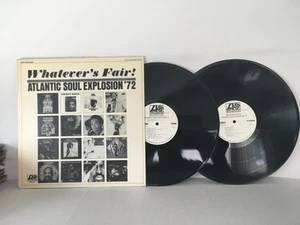 Atlantic Soul Explosion '72 Whatever's Fair DOUBLE PROMO LPs - Picture 1 of 3