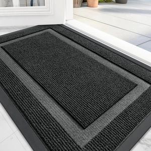 Front Door Mat Indoor Outdoor Entrance, Waterproof All-Season, All-Weather Doorm - Picture 1 of 12