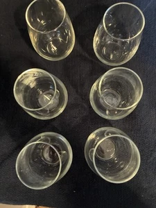 Crate & Barrel Stemless White Wine Glasses, 11.75 oz. Set of 6 "Slightly Used" - Picture 1 of 3