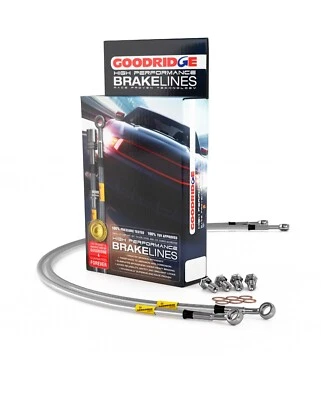 Goodridge G-Stop 刹车线套件 4 行适合 01 - 05 雷克萨斯 IS300 所有型号 — 第 1/4 张图片