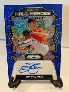 2024 Panini Prizm HHA-JP Jim Palmer Auto Hall Heroes Blue Shimmer #2/8 - Picture 1 of 2