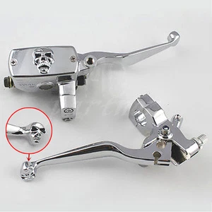 Palancas de embrague de freno de depósito de calavera de 1"25 mm para Honda Shadow Magna Spirit 750 VTX - Imagen 1 de 7