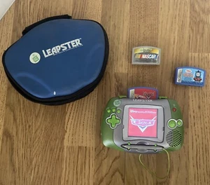Vintage Leapster 20200 Leap Frog Lernspielsystem Konsole FUNKTIONIERT 3 Spiele - Bild 1 von 12