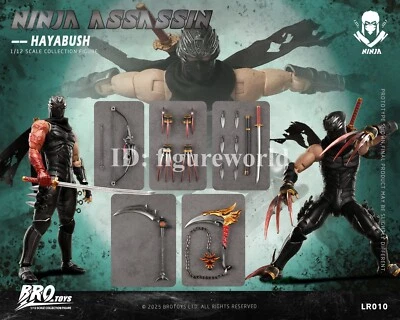 Figura de acción masculina modelo BROTOYS LR010 1/12 Ninja Gaiden Ryu Hayabusa pedido anticipado Foto 1 de 4