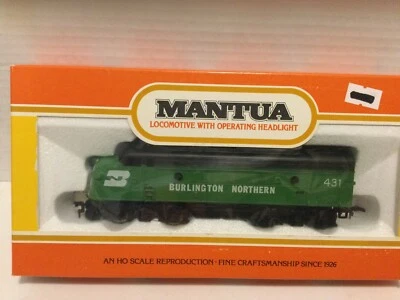 MANTUA HO - F7 Diesel Locomotive - Burlington Northern. Factory Sealed - Image 1 of 2