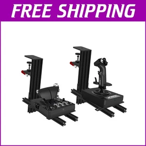 Ergonomic Flight Sim Joystick Desk Mount for Logitech & Thrustmaster Controllers - Picture 1 of 10