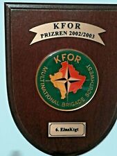 CREST NATO MULTINATIONAL BRIGADE SOUTH WEST GERMAN ARMY  KFOR WALL PLAQUE