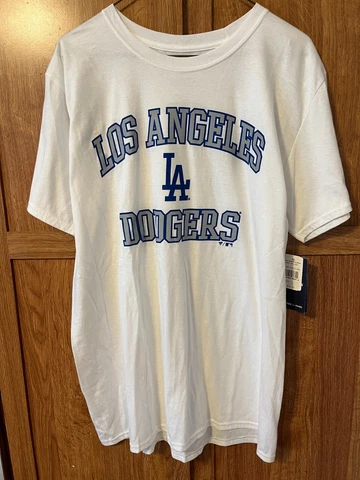 FANATICS LA Dodgers White T-Shirt Men's size Large - New with Tags! Cover