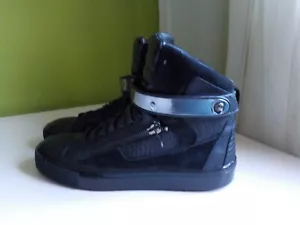 ZARA MAN Hi Top Designer Sneaker 5555/002/040 Zipper Metall-Schnalle black 44 - Bild 1 von 14