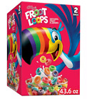 New Kellogg's Froot Loops Breakfast Cereal 2 pk Free Shipping Great Price.......