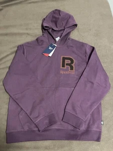 Reebok Chenille R Logo Hoodie - Picture 1 of 8
