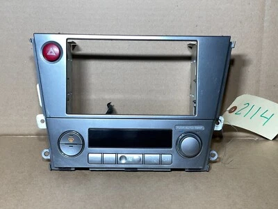 Control de clima único JDM Subaru Legacy bisel DIN único peligro 2005-2009 BP BL Foto 1 de 4