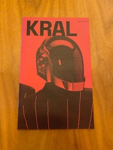 King Kral zine Vol 4, No 10 (Daft Punk) Techno Tron Rave Mask Type Graphic DIY - Picture 1 of 7