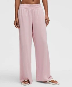 lululemon BeCalm Mid-Rise Wide-Leg Pant Pink Haze Größe wählbar. Neu mit Etikett - Bild 1 von 8