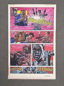 Original Hellraiser Painted Comic Art Panels Mike Vosburg Tales From The Crypt - Picture 1 of 6